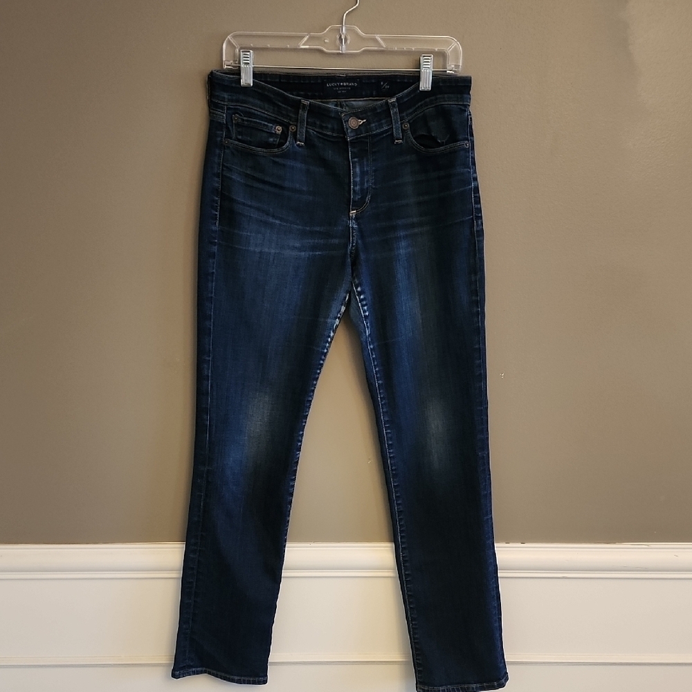 Lucky Brand Women's Deep Indigo Skinny Jeans